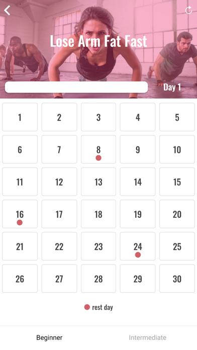 The 30 Day Arm Challenge screenshot 2