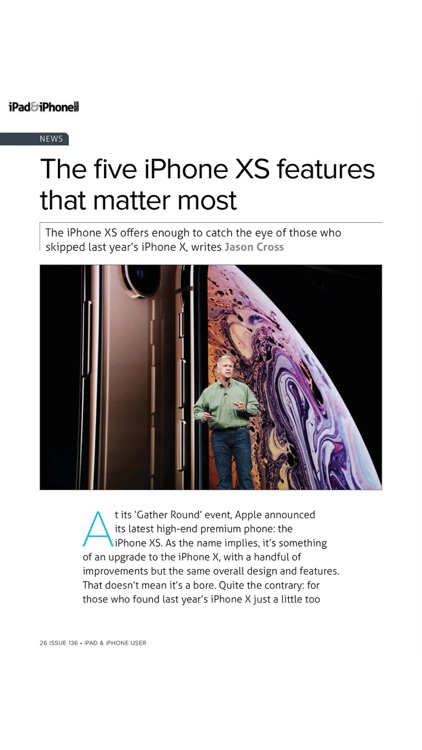 iPad & iPhone User magazine.