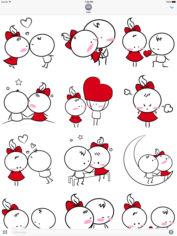 Screenshot #4 pour Love & Couple Animated Sticker