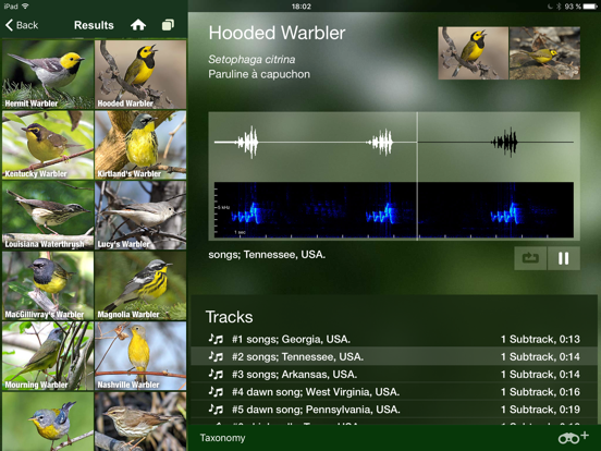 Screenshot #5 pour Bird Songs USA & Canada (3100)