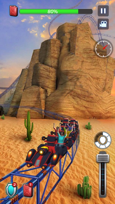 Roller Coaster Deluxe 3D screenshot 2