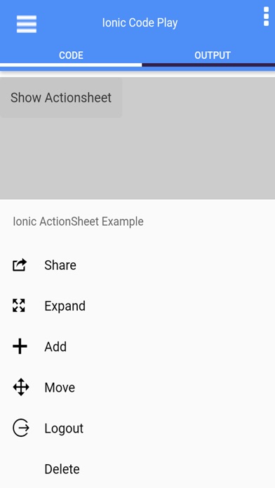 Ionic Code Play screenshot 2