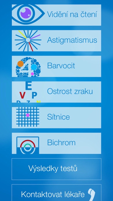 Screenshot #1 pour Test Zraku