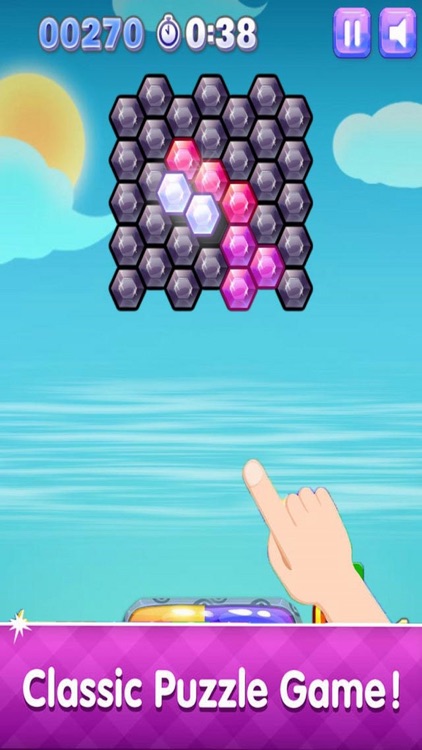 Black Hexa Puzzle Bomb