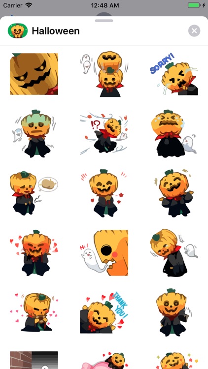 Weirdo Halloween Emoji Sticker