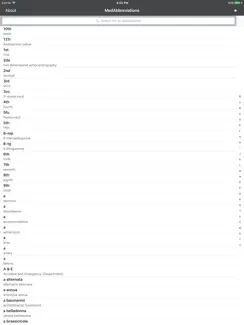 MedAbbreviations iPad image 1