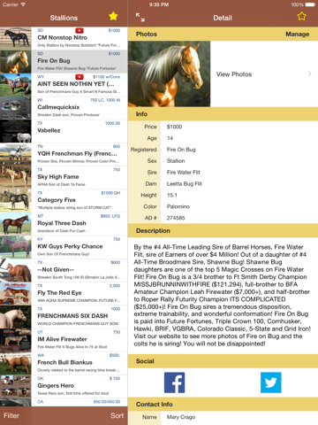 Barrel Horse World Stallions screenshot 2