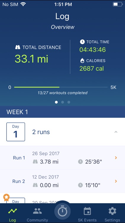 Couch to 5K® - Run training screenshot-3