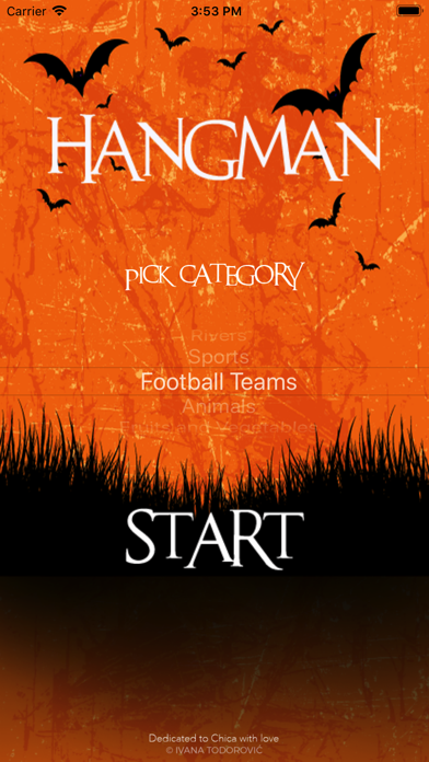 Screenshot #1 pour Halloween Hangman