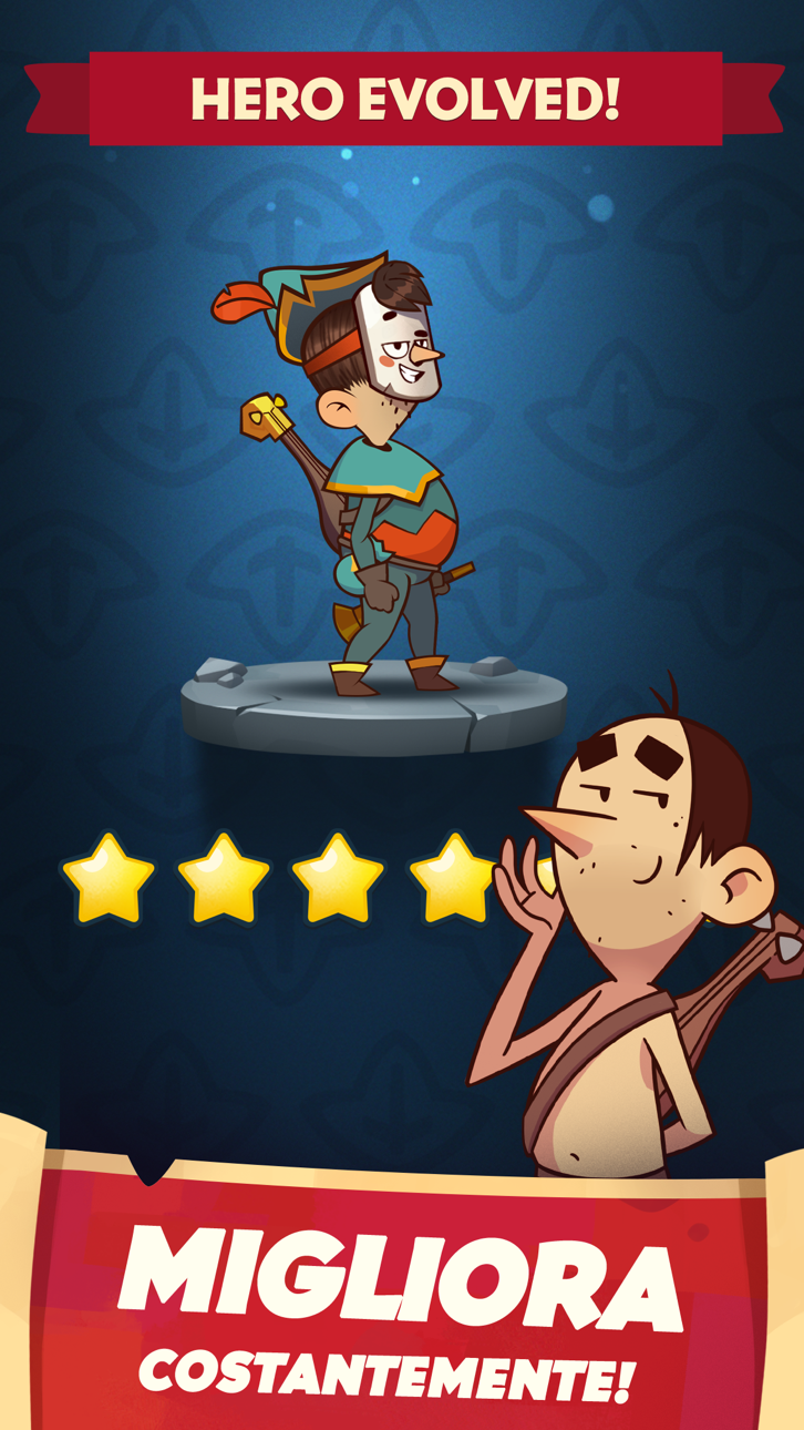 Almost a Hero - Idle Adventure iOS Mod IPA screenshot 5 - iOS game interface