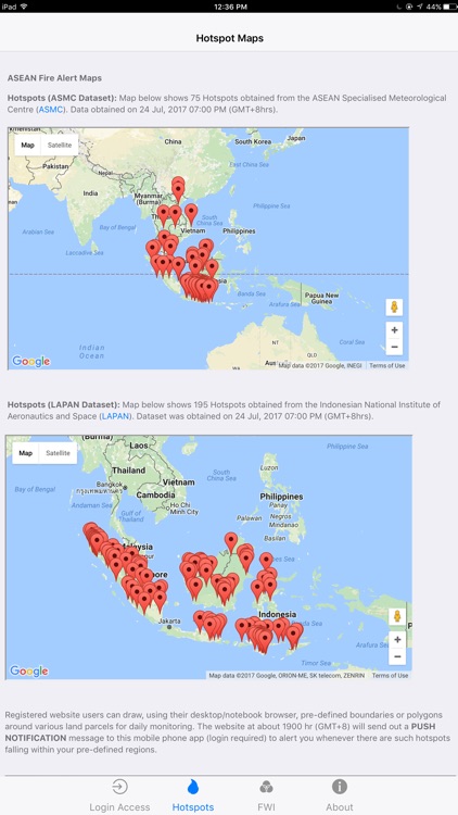 ASEAN Fire Alert Tool
