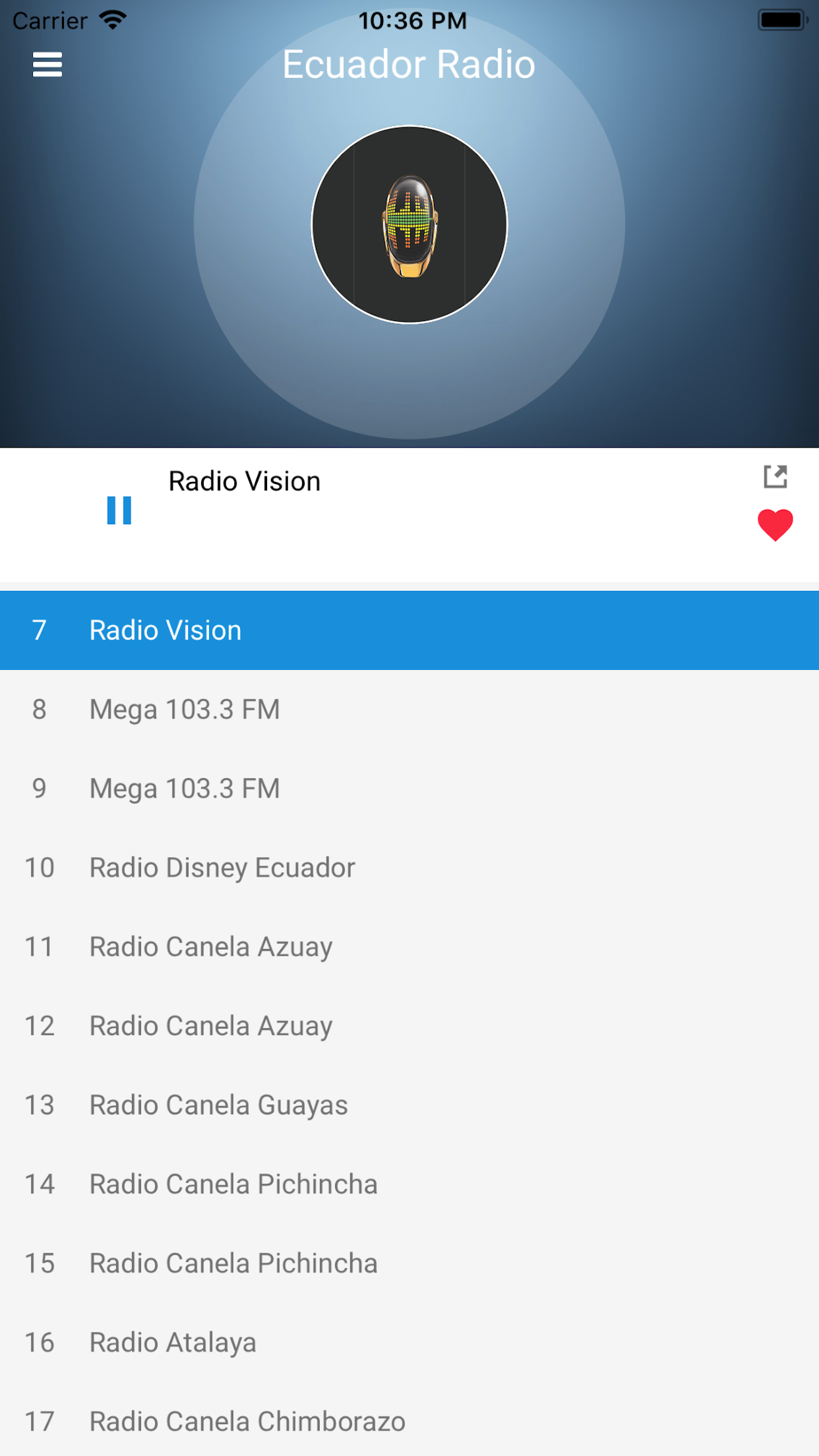 Ecuador Radio Station: Spanish screenshot 5