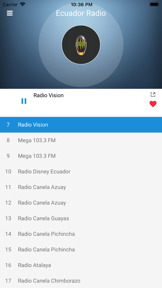 Ecuador Radio Station: Spanish screenshot