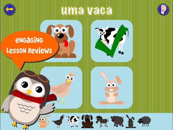 Gus on the Go: Portuguese iPad screenshot 1 - Education app
