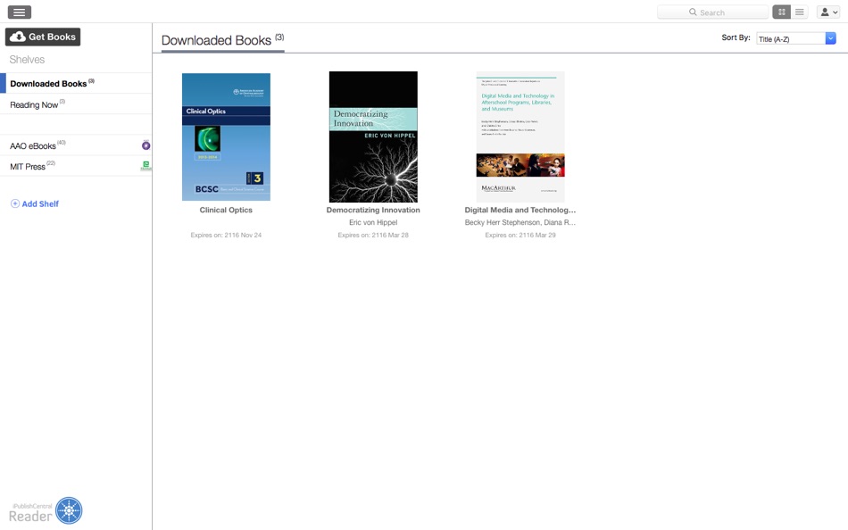 #2. iPublishCentral eBooks Reader (macOS) Podle: iPublishCentral