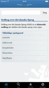 Ordbog over det danske Sprog screenshot #1 for iPhone