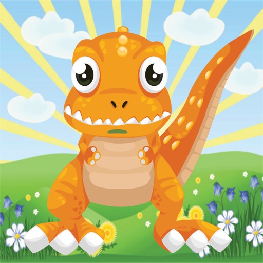 Baby Dinosaur Running Hill icon