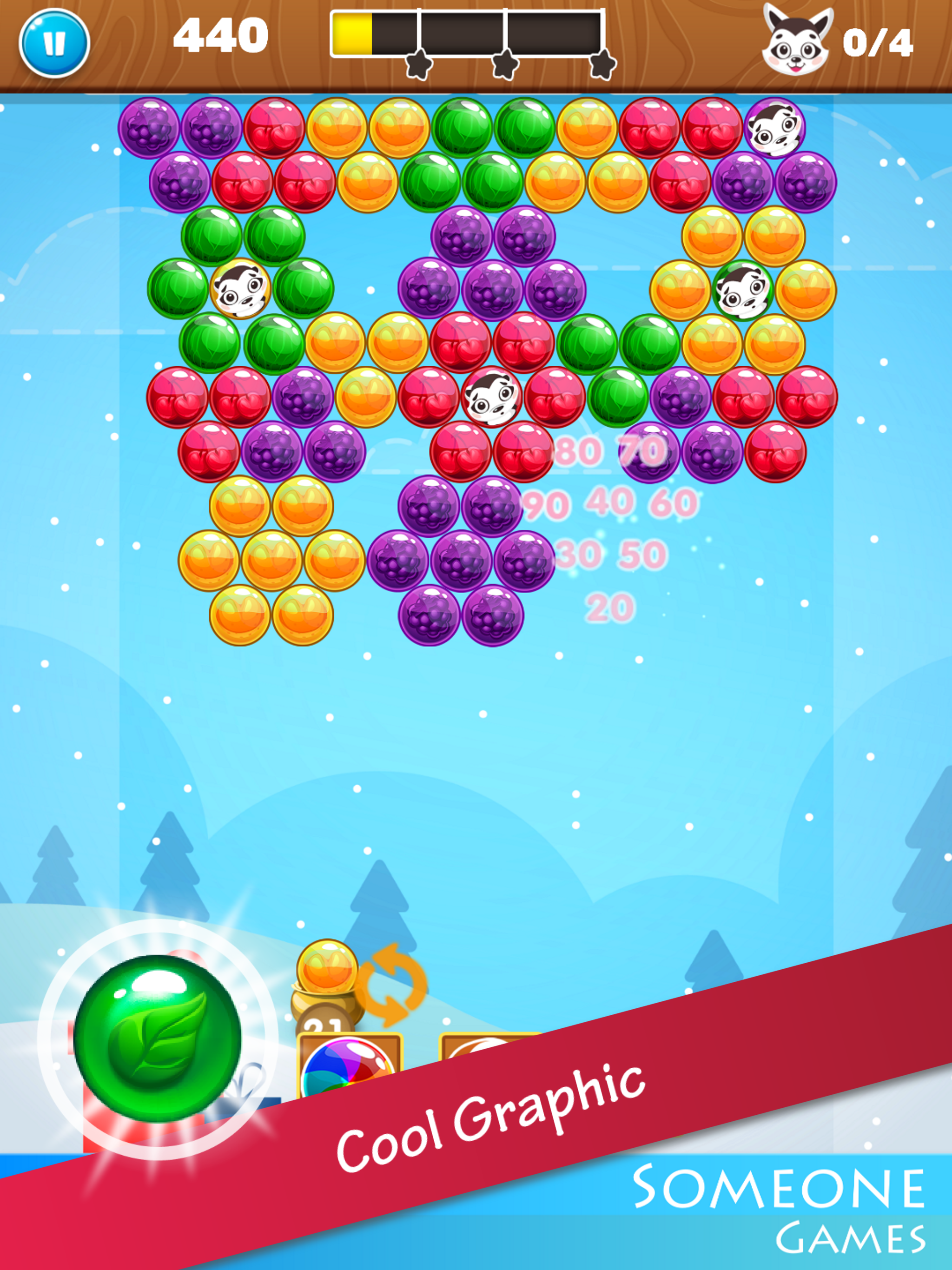 Bubble Shooter Christmas Eve