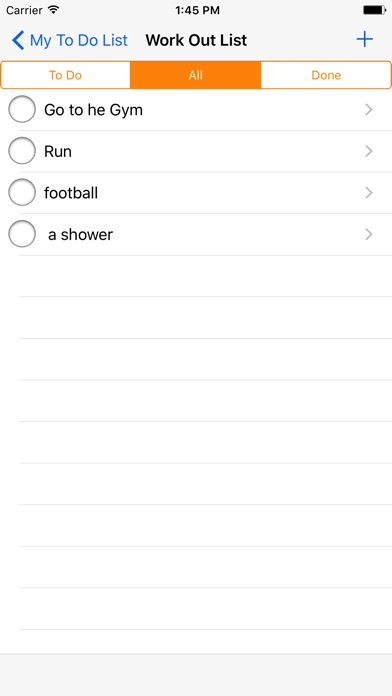 Personalized ToDo List screenshot 2