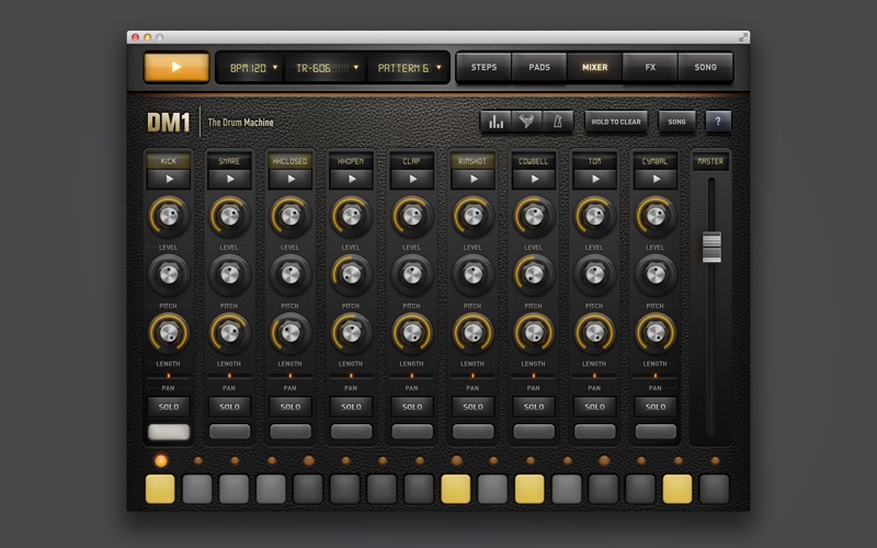dm1 - the drum machine iphone screenshot 4