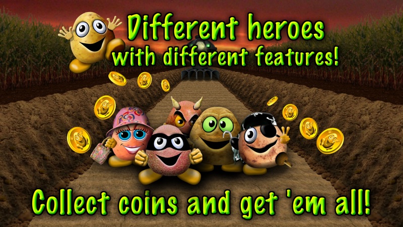 POTATO STORY - action runner fun game screenshot 5