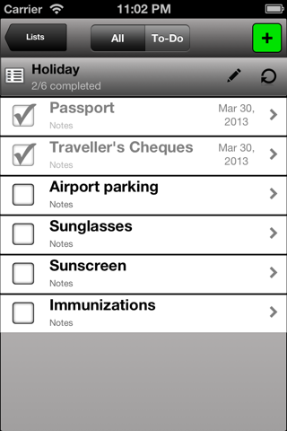 CheckList Manager screenshot 2