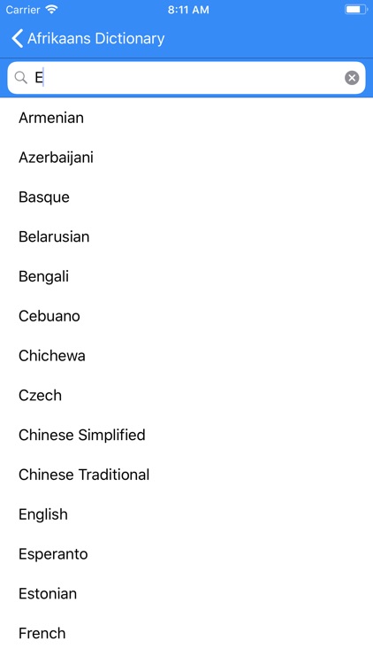 Afrikaans Dictionary