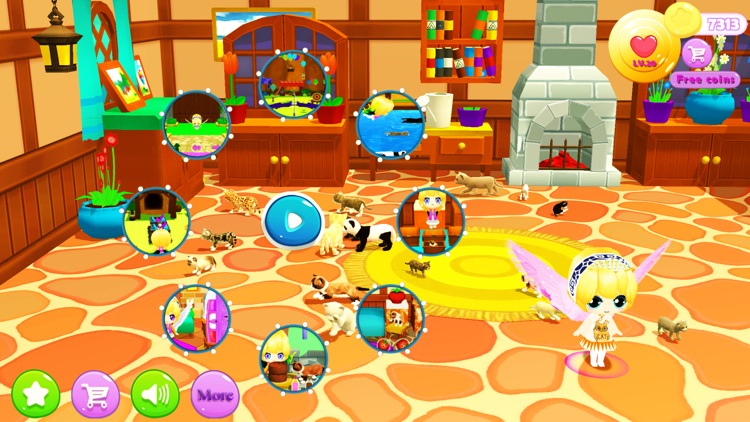 Princess Cute Kitten