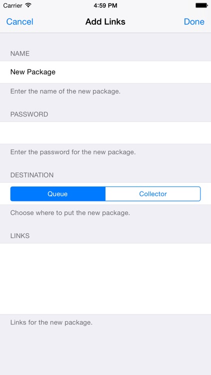 pyLoad for iOS