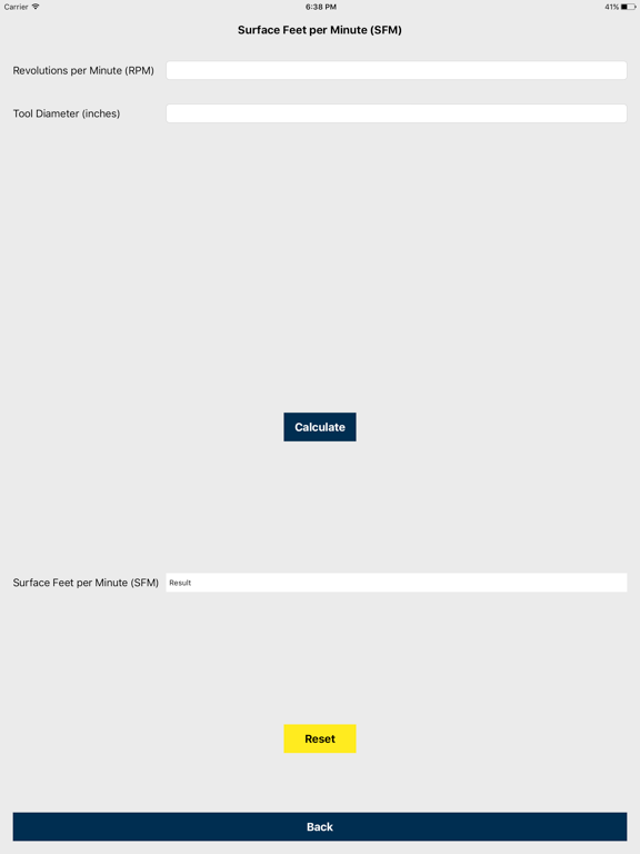 Screenshot #2 for Machinist's Calculator