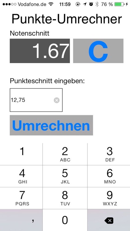 Zeugnis-Notenrechner screenshot-3