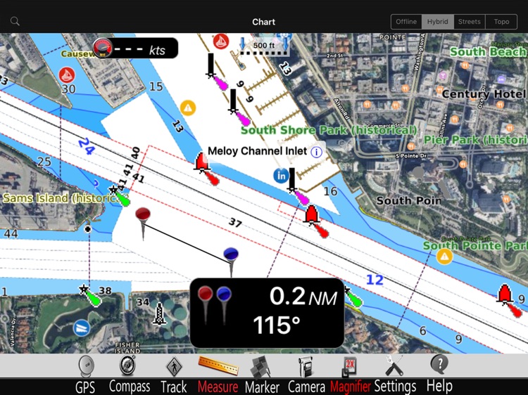 Lake St. Clair GPS Charts Pro