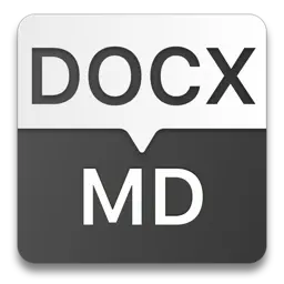 DOCXtoMD converter app icon