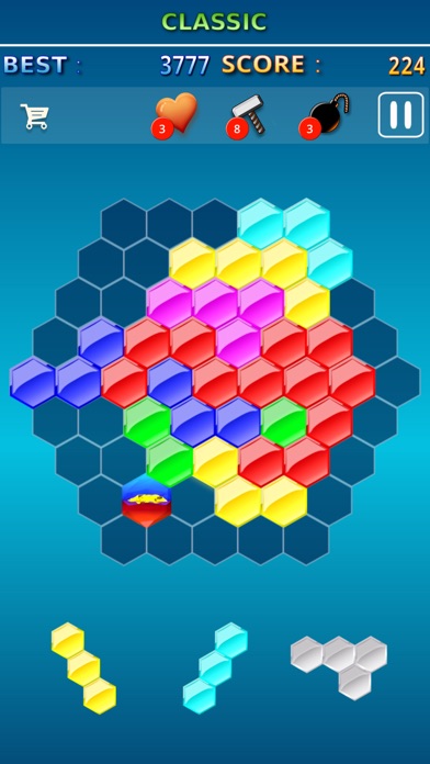 Hexagon Gem Crush screenshot 2