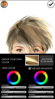 Hairstyle Magic Mirror Lite iphone bilder 3