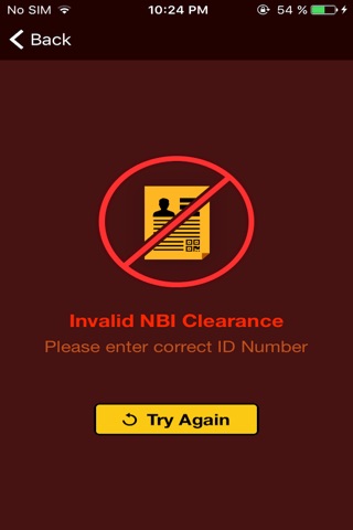 NBI Clearance Verification screenshot 4