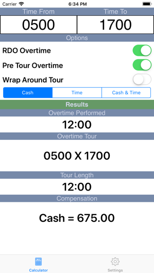 Overtime Calculator 2.0(圖2)-速報App