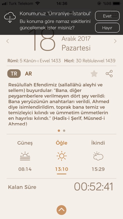 Fazilet Takvimi Pro