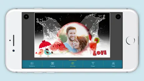 Water Drop Photo Frame