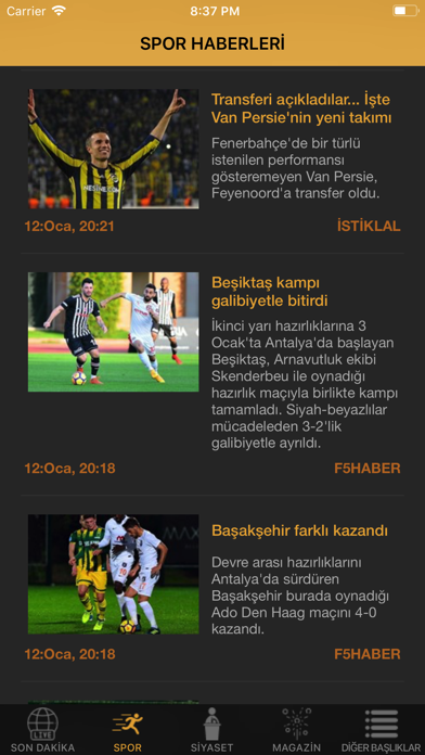 Screenshot #2 pour GazeteHaber Keyfi