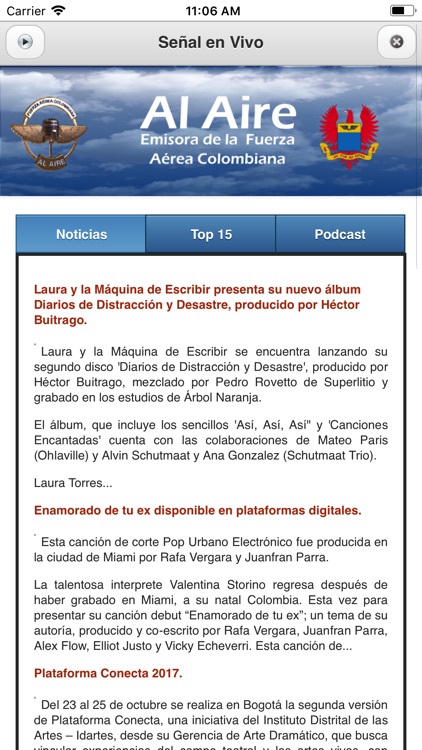 Emisora Fuerza Aérea Colombia