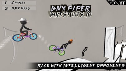 Paper BMX - Bike Race Stunts screenshot 2