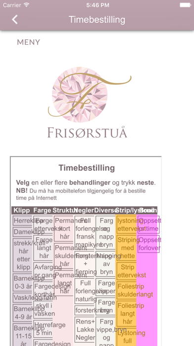 Frisørstuå screenshot 2