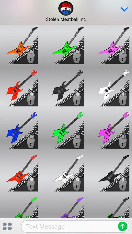 Guitars Galore Stickers