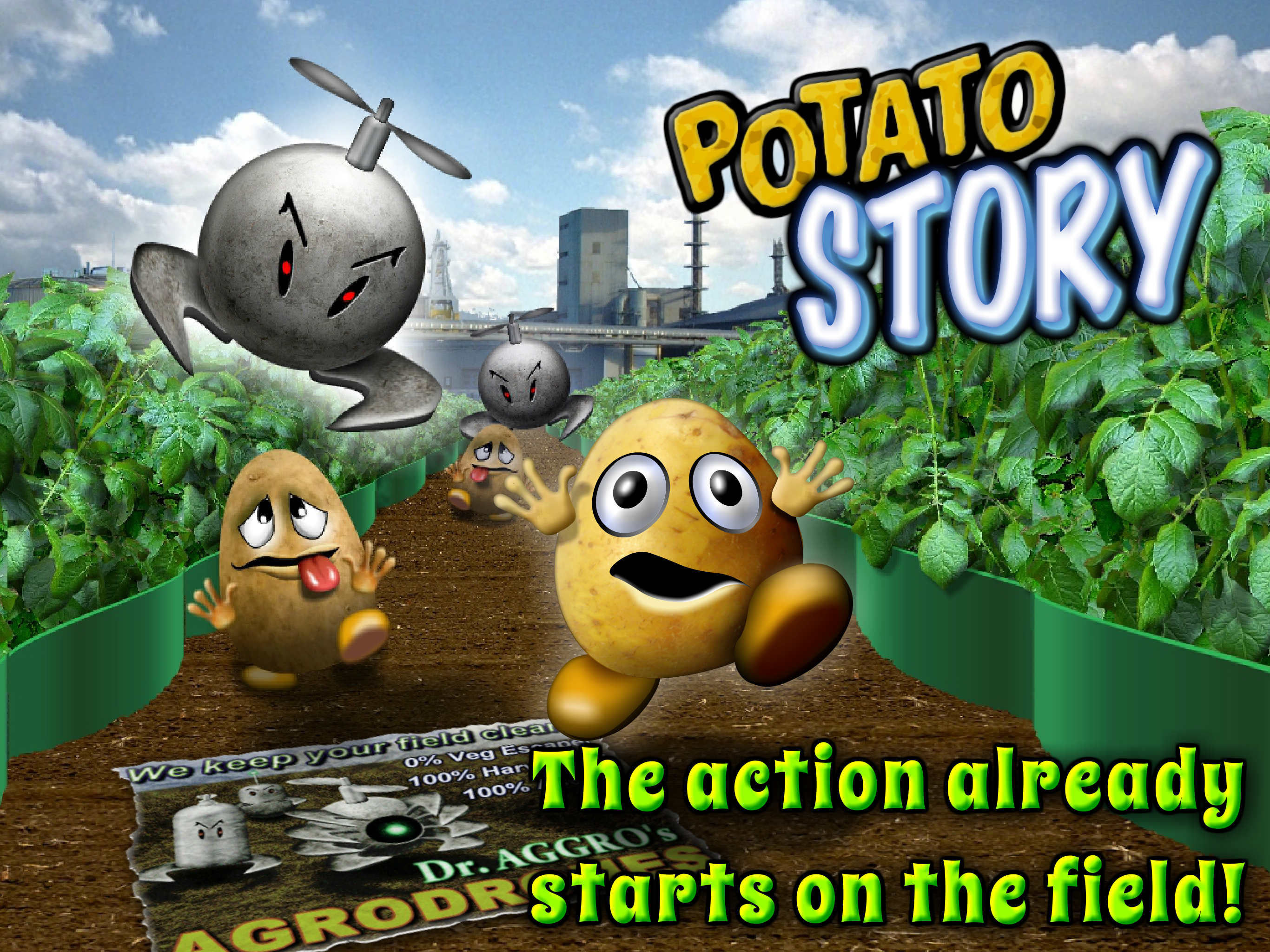 POTATO STORY - action runner fun game