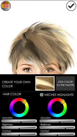 Hairstyle Magic Mirror iPhone Ekran Görüntüsü 4