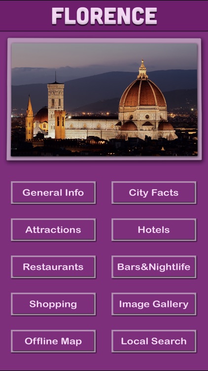 Florence Offline Map Tourism Guide