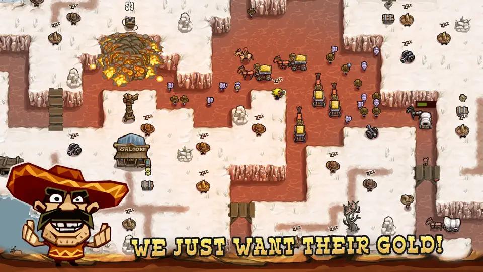 Capture d'écran de Guns'n'Glory sur iPhone 4