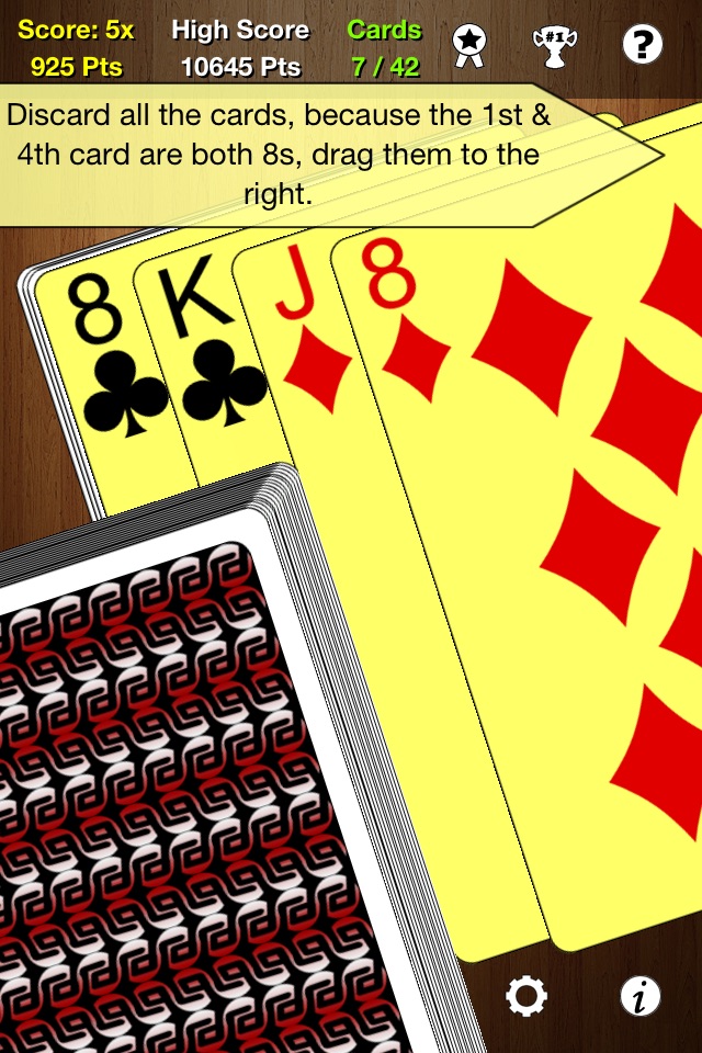 One Handed Solitaire screenshot 3