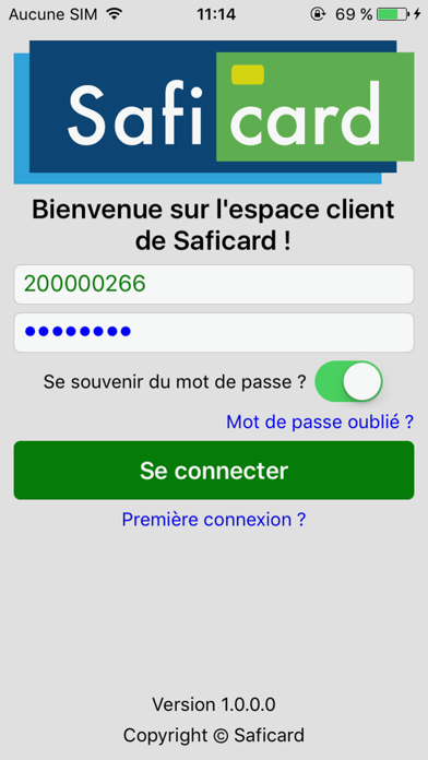 Screenshot #1 pour Saficard et moi